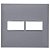 PLACA 1+1 POSTO 4x4 CZ 618511CZ PIAL PLUS+ - Imagem 1