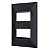 PLACA 2 POSTOS SEP.4x2 PT 618506PT PIAL PLUS+ - Imagem 1
