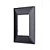 PLACA 3 POSTOS 4x2 PRETO ONIX 618503PO PIAL PLUS+ - Imagem 1