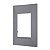 PLACA 3 POSTOS 4x2 CZ 618503CZ PIAL PLUS+ - Imagem 1