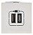 CARREGADOR TIPO A+C 2xUSB 3A BR 615095BC PIAL PLUS+ - Imagem 1