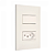 CONJUNTO INTERRUPTOR PARALELO + TOMADA 2P+T 20A 4x2 BR 615085BC PIAL PLUS+ - Imagem 2
