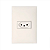 CONJUNTO TOMADA 2P+T 10A 4x2 BR 615080BC PIAL PLUS+ - Imagem 2