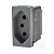 TOMADA 2P+T 10A CZ BORNE AUTOMÁTICO 615038CZ PIAL PLUS+ - Imagem 1