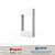 PLACA DLP C/ SUPORTE 3 POSTOS BRANCO 648734BC PIAL PLUS+ - Imagem 1