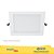 LUMINÁRIA PILA LED DL052 EMBUTIR QUADRADA 18W 6K 1300l BIVOLT PHILIPS - Imagem 1