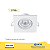 LUMINÁRIA LED SPOTKIT SL052 PHILIPS QUADRADA 4,2W 2,7K 350L BIVOLT BRANCA - Imagem 1