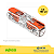 KIT CONECTOR WAGO 221-2411 2P 0,5~4mm2 32A RETA COM 100 PEÇAS - Imagem 2