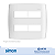 PLACA 4x4 4P SEP+SUPORTE BRANCA SIMON 30 LINE 300912-50 - Imagem 1