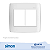 PLACA 4x4 6P+SUPORTE BRANCA SIMON 30 LINE 300913-50 - Imagem 1