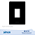 PLACA PARA MOVEIS 1P COM SUPORTE PRETO SIMON 20.914-37 - Imagem 1