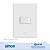 CONJUNTO INTERRUPTOR SIMPLES 10A 250V BRANCA SIMON 20.931-30 - Imagem 1