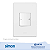 CONJUNTO INTERRUPTOR BIPOLAR DUPLO 25A 250V BRANCA SIMON 20.941-30 - Imagem 1