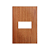 PLACA 4x2 1P HORIZONTAL CARVALHO SIMON 35.611-41 - Imagem 1