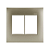 PLACA 4x4 6P HORIZONTAL CHAMPAGNE SIMON 35.613-53 - Imagem 1