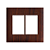 PLACA 4x4 6P HORIZONTAL TABACO SIMON 35.613-62 - Imagem 1