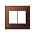 PLACA 4x4 6P HORIZONTAL AÇO CORTEN SIMON 35.613-65 - Imagem 1