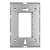SUPORTE 4x2 HORIZONTAL ALUMINIO FOSCO SIMON 35.700-34 - Imagem 1