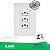 CONJUNTO 3 TOMADAS MONOBLOCO 10A 250V 4x2 BR ILUMI 94123 I9 - Imagem 1