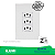 CONJUNTO 3 TOMADAS MONOBLOCO 20A 250V 4x2 BR ILUMI 94124 I9 - Imagem 1