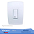 CONJUNTO INTERRUPTOR PARALELO VERTICAL COM LUZ 4x2 PIALPLUS 611121 - Imagem 1