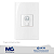 CONJUNTO SENSOR DE PRESENCA COM INTERRUPTOR BIVOLT MARGIRIUS SLEEK BR 15991 - Imagem 1