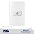 CONJUNTO TOMADA ANTENA TV COAXIAL 75 OHMS MARGIRIUS SLEEK BR 15998 - Imagem 1