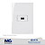 CONJUNTO 4x2 TOMADA CARREGADOR USB 2A BIV MARGIRIUS SLEEK BR 17267 - Imagem 1