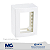CAIXA SOBREPOR 95x75 3P COM SUPORTE MARGIRIUS SLEEK BR 18646 - Imagem 1