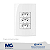CONJUNTO 3 TOMADAS 2P+T PB 10A 250V 4x2 MARGIRIUS SLEEK BR 18663 - Imagem 1
