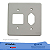 SILENTOQUE 054392 PLACA 1+2 POSTOS ADJCENTES 4X4 PIAL - Imagem 1