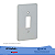 SILENTOQUE 8501 PLACA COM 1 POSTO 4x2 PIAL - Imagem 1