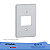 SILENTOQUE 8502 PLACA COM 1 POSTO DUPLO 4x2 PIAL - Imagem 1