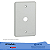 SILENTOQUE 8508 PLACA COM FURO SAIDA FIO 4x2 PIAL - Imagem 1