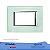 PLACA 4X2 VETRO KRISTALL AXOLUTE HA4803VKA PIAL - Imagem 1