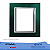 PLACA 4X4 VERDE SEVRES AXOLUTE HA4826VS PIAL - Imagem 1