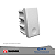 MÓDULO INTERRUPTOR BIPOLAR SIMPLES 10A 250V 25003 BRANCO TRANSMOBIL - Imagem 1