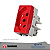 MÓDULO TOMADA 3P 20A 250V VERMELHO 25035 NBR14136 TRANSMOBIL - Imagem 1