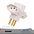 PLUG 3 SAIDAS "T" NBR14136 2P+T 10A 250V 11546 BR TRANSMOBIL - Imagem 1