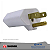 PLUG ADAPTADOR 2P+T 15A 250V 11528 BR S-10/20A TRANSMOBIL - Imagem 1
