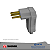 PLUG MACHO COM PRENSA CABO 2P+T 10A 250V CZ 11106CZ TRANSMOBIL - Imagem 1
