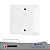 PLACA 75X75 CEGA SISTEMA "X" BRANCO 13136 TRANSMOBIL - Imagem 1