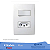 CONJUNTO INTERRUPTOR SIMPLES +TOMADA 2P+T 10A 4X2 NBR14136 PIALPLUS 615074 - Imagem 1