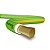 CABO 1,0MM2 PRYSMIAN SUPERASTIC FLEX 85ºC 750V VERDE/AMARELO ROLO 100m - Imagem 1