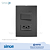 CONJUNTO INTERRUPTOR PARALELO +TOMADA 3P 10A 4x2 GRAFITE SIMON 30 LINE 300958-38 - Imagem 1