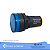 SINALEIRO LED 22MM KN-SM-AZ-220 110V AZUL KRAUS & NAIMER - Imagem 1