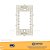 SUPORTE 4x2 14287 MARGIRIUS COMPÁTIVEL COM LINHAS SLEEK e CLEAN - Imagem 1