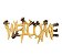 Placa Decorativa Welcome Bem-vindo com Imitação de Chifre de Servo - Imagem 2