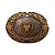 Fivela Ariat Redonda Floral com Logo Central Importada 37020 - Imagem 1