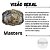 FIVELA  MASTER CLASSIC  TEAM ROPING PRATA/COM VAQUEIRO - Imagem 4